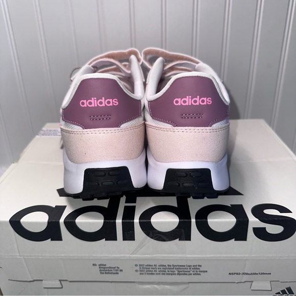 Adidas Kids Run 70s Shoes - Pink and White - Picture 6 of 10